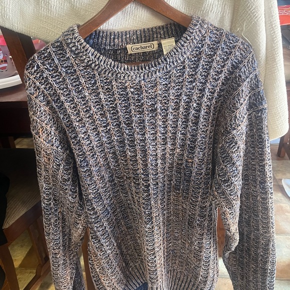 Cacharel Men's Crewneck Sweater RAMIE and Cotten blend . Luxurious. - Picture 1 of 4